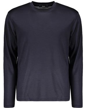 Herno Long Sleeve T-Shirts - Blue