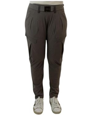 High Slim-Fit Trousers - Black