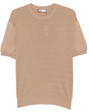Canali Round-Neck Strickwaren - Natur