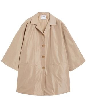 Aspesi Single-Breasted Coats - Neutro