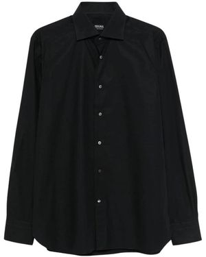 ZEGNA Formal Shirts - Black
