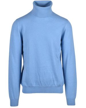 Alpha Studio Dolcevita Rollkragenpullover - Blau