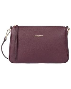 Lancaster Tassen ,Rood ,Leer Dune Clutch - Paars