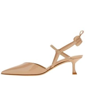 Fendi Colibrì Slingback Pump - Natur