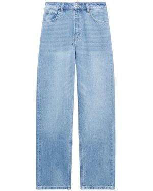 Gcds Jeans ,Blauw ,Katoen Straight-Leg Jeans