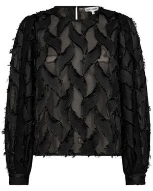 co'couture Blusa Estructurada, Mujer, Talla - Negro