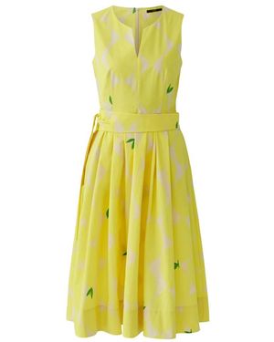 Ouí Tunic Midi Jurk - Geel