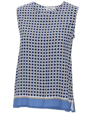 Kangra Sleeveless Tops - Blue