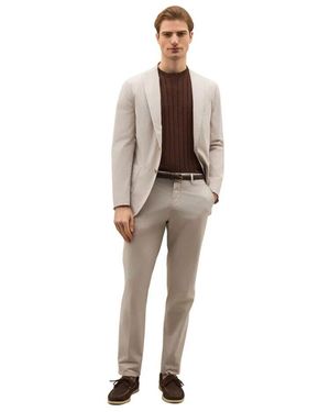 Boglioli Garment Dyed Light Popeline K-Suit - Braun
