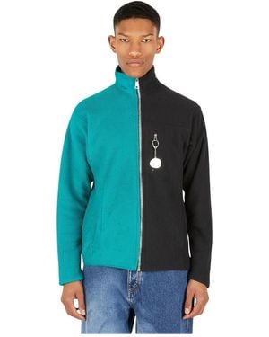 (DI)VISION Construct Fleece Split Sweatshirt - Blau
