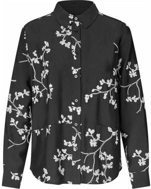 Masai Lange Mouwen Shirt - Zwart