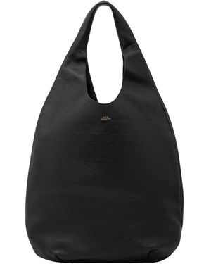 A.P.C. Le Neige Tote Bag - Zwart