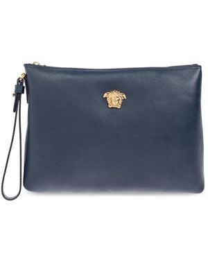 Versace Lederhandtasche - Blau