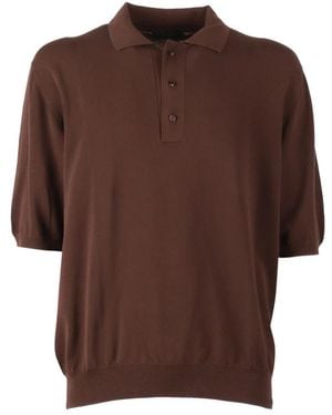Slowear Tops ,Bruin ,Polo Shirts
