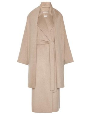 Max Mara Belted Coats - Neutro