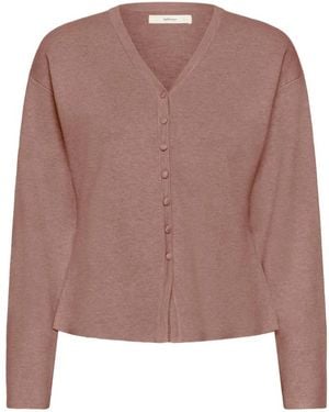 Inwear Truien & Vesten ,Roze ,Cardigans - Bruin