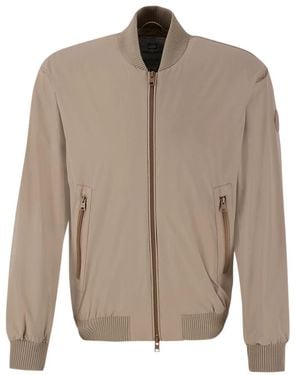 Woolrich Bomber Jackets - Natural