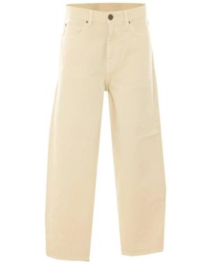 Pinko Loose Fit Jeans - Natural