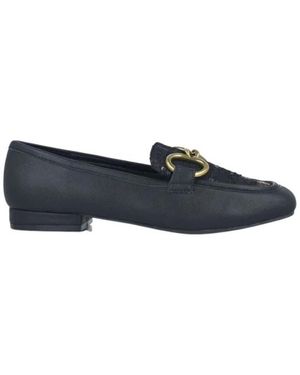 Menbur Mocassin Met Ruitinzet En Gesp - Blauw