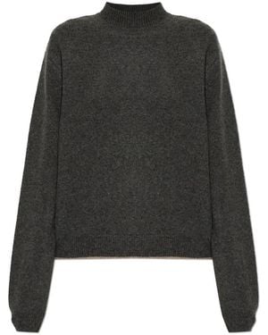 Jacquemus Truien & Vesten ,Grijs ,Kasjmier Cashmere Trui Cachemire - Zwart