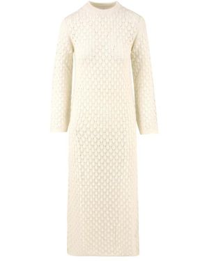 Not Shy Knitted Dresses - Neutro