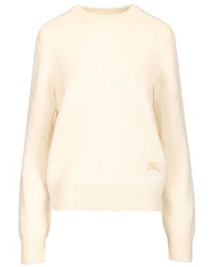Burberry Cashmere-Pullover - Natur