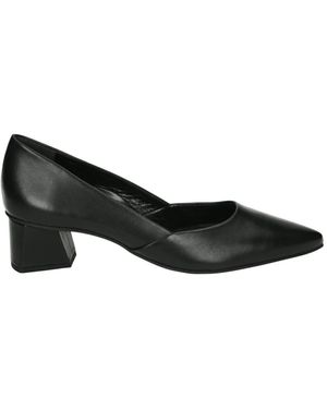 Paul Green Schwarze Lederschuhe