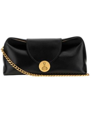 Versace Tassen ,Zwart ,Leer Vivian Nappa Clutch
