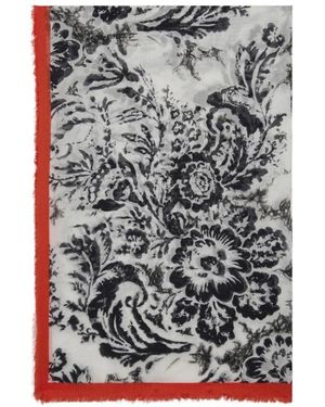 Elena Miro Printed Modal Scarf - Meerkleurig