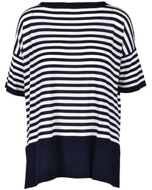Wild Cashmere Round-Neck Knitwear - Blu
