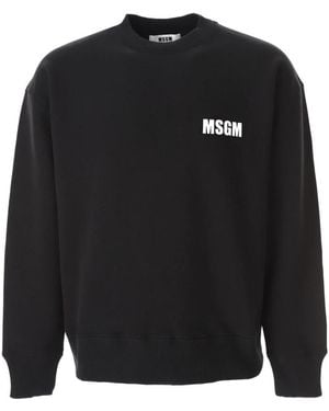 MSGM Sweatshirts - Negro