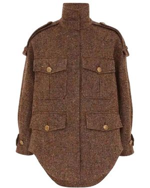 Zimmermann Tweed Jackets - Brown