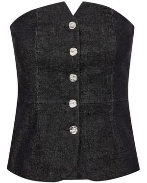 co'couture Sleeveless Tops - Negro