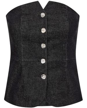 co'couture Sleeveless Tops - Negro