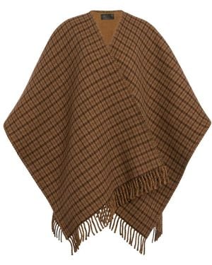 Dondup Cappa Check Double-Face - Braun