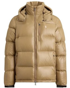 Polo Ralph Lauren Gorham Glanzende Donsjas - Naturel