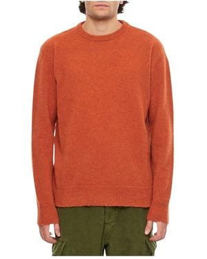President's Round-Neck Knitwear - Orange