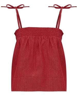 A.P.C. Sleeveless Tops - Rosso