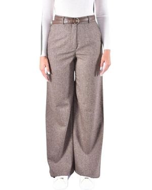 Max Mara Mstgioia Wijde Broek - Bruin