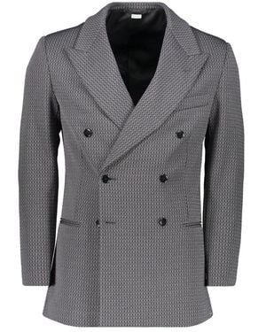 Random Identities Jacke Mit Reverskragen - Grau