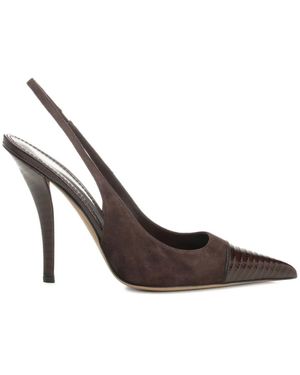 Paris Texas Court Shoes - Brown
