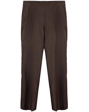 Kiltie Wide Trousers - Brown