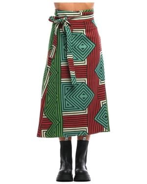 Pierre Louis Mascia Midi Skirts - Green