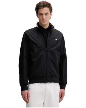 Fred Perry Bomber Jackets - Schwarz