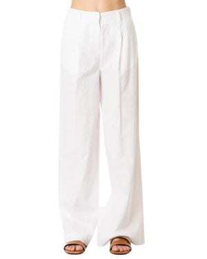 Jijil Wide Trousers - Blanco