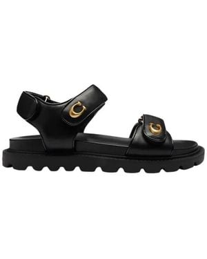 COACH Schoenen ,Zwart ,Leer Brynn Sandaal