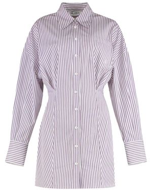 The Attico Shirt Dresses - Purple