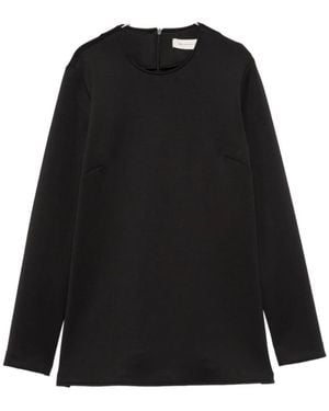 Max Mara Long Sleeve T-Shirts - Black
