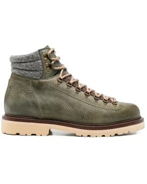 Brunello Cucinelli Lace-Up Boots - Gris