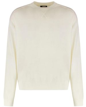 Jacquemus Rundhals-Strickpullover - Weiß
